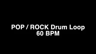 POP / ROCK Drum Loop 60 BPM