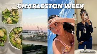 WEEK IN MY LIFE IN CHARLESTON | picu shifts, beach days, facial, cooking, river dogs game