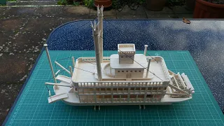 Matchstick Modelling-The River Boat