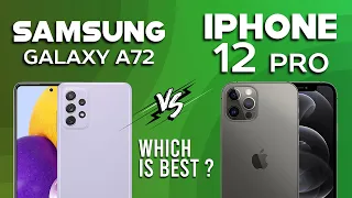 Samsung Galaxy A72 vs iPhone 12 Pro