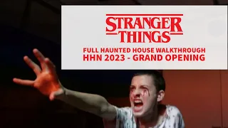 Stranger Things 4 Haunted House SPOILERS Full Walkthrough - Halloween Horror Nights 2023 | 4k Cinema