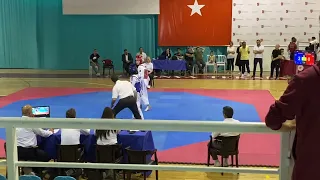 Rüya Diler (Ankara) Selen Gündüz (İstanbul) 2022 Taekwondo Gençler Milli Takım Seçmesi 52 kg FİNAL