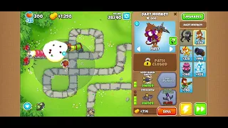 BTD6 Monkey Meadows Easy Mode Gameplay (Mobile)