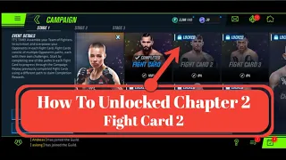 How to unlock ufc mobile 2 chapter 2  ( Fight Card 2 )  | New Gaming videos | Android and ios