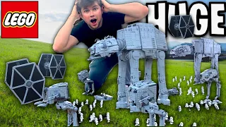 I Made The Biggest LEGO Star Wars Battle In Real Life!
