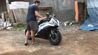 Extremly LOUD!!Yamaha R6 SC Project CRT Carbon full system with header akrapovic titanium sound test