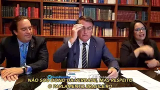 Durante live semanal, Bolsonaro afirma que, se não tiver voto impresso em 2022, não vai ter eleição