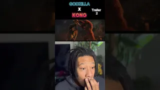 GODZILLA x KONG Trailer 2 REACTION! #godzilla #kingkong