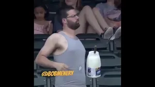 Man Eats Mayonnaise Straight Out Of Jar