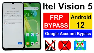 Itel Vision 5 Google Lock Bypass Android 12 | Itel Vision 5 Frp Lock Bypass | Itel S663LC Frp Unlock