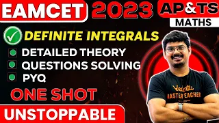 Definite Integrals in One Shot | EAMCET 2023 | EAMCET Maths | Telangana and AP | Goutham Sir