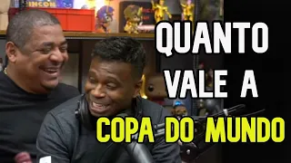 QUANTO GANHA UM JOGADOR NA COPA DO MUNDO - VAMPETA E EDILSON NO PODPAH