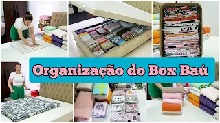 COMO FAZER ORGANIZAÇÃO DO BOX BAÚ | FUNCIONAL E PRÁTICO | COMO FAZER DOBRAS E USAR ORGANIZADORES