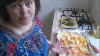 Очень вкусная камбала в духовке