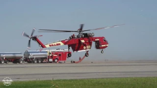 Erickson Skycrane Taking Off - Sillar Helicopters 25M & 95B