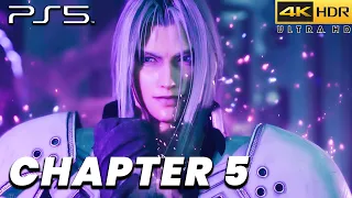 Final Fantasy 7 Rebirth PS5 - Chapter 5 Gameplay Blood in the Water - Jenova Emergent Boss Fight