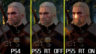 The Witcher 3 PS5 Next Gen Update vs PS4 Original Early Graphics Comparison