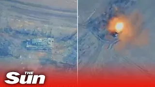 Ukrainain Special forces destroy two Russian Tor missile systems with kamikaze drones