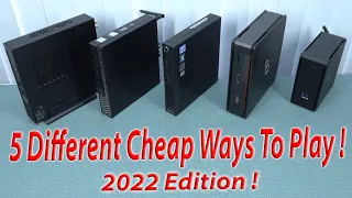 The Best Budget 5 Mini Pc's For 2022 .. My Favorite Ones 😁 !