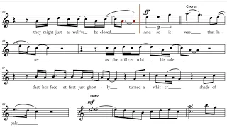 Annie Lennox - Whiter Shade of Pale, C-Instrument Play-along