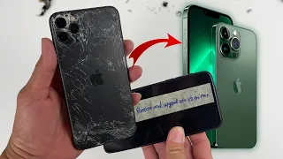 How To Restore And Turn Destroyed iPhone 11 Pro MaX  into a Brand New iPhone 13 Pro Max