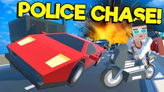 Lamborghini Highway Heist & Police Chase! - Tiny Town VR Gameplay - Valve Index VR Game