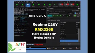 Realme C25Y RMX3268 Hard Reset FRP Hydra Dongle