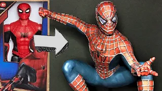 TRANSFORMEI UM BONECO DO TOM HOLLAND NO TOBEY MAGUIRE -  HOMEM-ARANHA - Toy Makeover Buraco Nerd