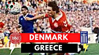 Denmark vs Greece 7-1 All Goals & Highlights ( 1990 World Cup Qualification )