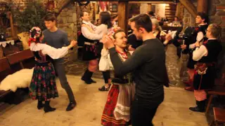 Traditional Polish folk dancing