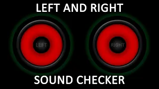 🎧 NEW SOUND TEST AND SPEAKER TEST! (◀️LEFT AND RIGHT▶️) | 🎶STEREO CHECK🎶