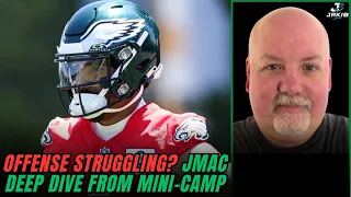 Eagles Offense with a SLOW START! John McMullen Deep Dive & Takeaways From Offense in Mini-Camp