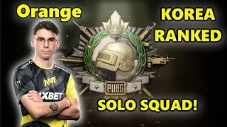 PUBG KOREA RANKED - NaVi Orange - Beryl M762 + SLR - SOLO vs SQUADS