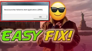 GTA IV SecuLauncher Failed To Start Application [2000] Fix ! With Proof