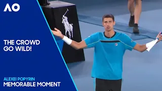 Popyrin Wins Set Against Djokovic with Sensational Lob! | Australian Open 2023