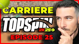 LE MEILLEUR TENNIS QU'ON EST JOUÉ ET MAJ DE TOP SPIN ! - Carrière sur TopSpin 2K25 / Episode 25