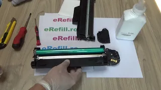 Recarga - How to refill toner cartridge HP W1106A 106A & W1105A 105A