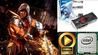 HD7950 in 2022: Mortal Kombat 11 (1080p Maximum Preset with Xeon E5 2690v2)