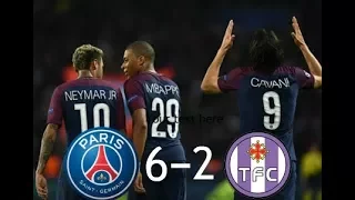 PSG vs Toulouse 6 2   All Goals & Extended Highlights   Ligue 1 20 08 2017 HD