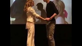 Meg Donnelly and Milo Manheim singing and dancing "Someday" in Zombies premier