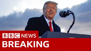 Trump's last speech as president - BBC News