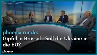 phoenix runde: Gipfel in Brüssel - Soll die Ukraine in die EU?