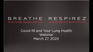 Covid-19 and Your Lung Health