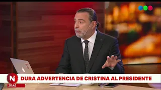 Carta de Cristina: a Alberto, "que honre la voluntad del pueblo argentino"