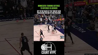 Minnesota Is ABUSING The Denver Nuggets In Transition⚡| Timberwolves NBA Playoffs Highlights