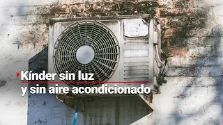 ¡Los niños se están asando! | Kínder en Veracruz no tiene luz ni aire acondicionado ¡a 40 grados!