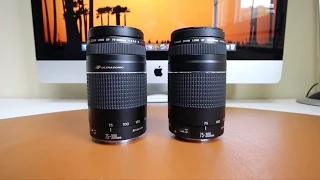 Canon EF 75-300mm f/4-5.6 III vs 75-300mm USM | Comparativa