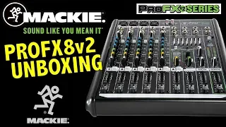 Mackie ProFX8v2 Audio Mixer UNBOXING #mackie #profx8v2