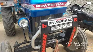 powertrac tractor chassis number location