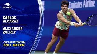 Carlos Alcaraz vs. Alexander Zverev Full Match | 2023 US Open Quarterfinal